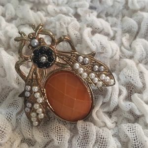 Jeweled Insect Cocktail Ring